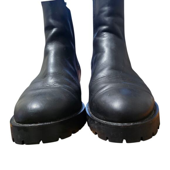 Thursday Boot Black Cavalier Boot Women’s  8.5 Chelsea Style Leather - Picture 5 of 9